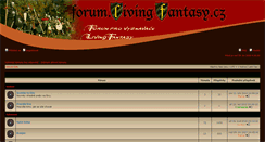 Desktop Screenshot of living-fantasy.cz