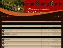 Tablet Screenshot of living-fantasy.cz